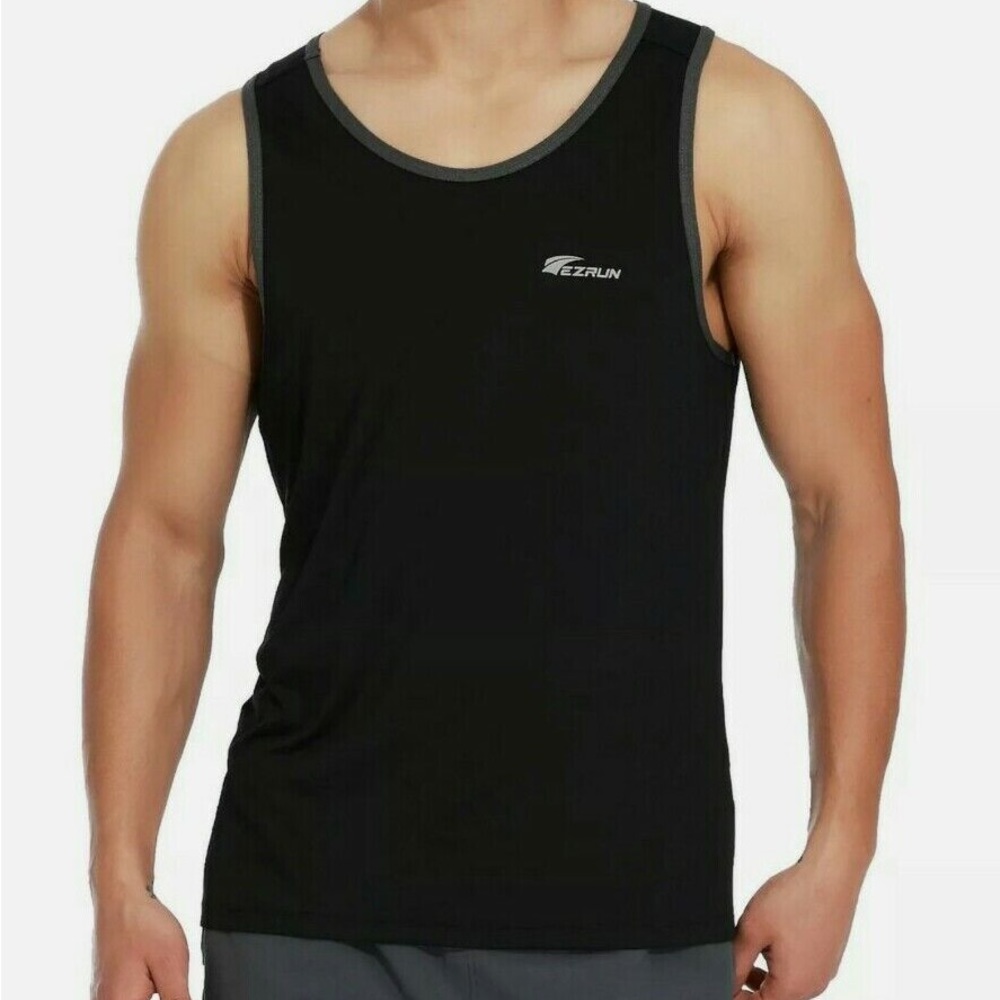 Ezrun 🦋 Black Athletic shirt, Size Small